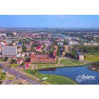 Беларусь 2024 открытка Лида вид на замок