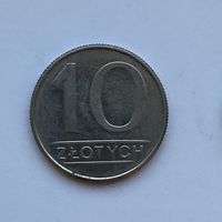 10 злотых 1988 Польша