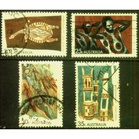 Австралия - 1971 [Mi. 472-475] Гашеная (AU11)