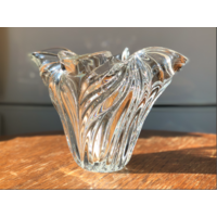 Ваза Хрусталь ЛЗХС СССР винтаж 17 на 22см