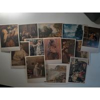 Паштоўкі ГДР, 13 шт.