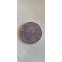 Колумбия 200 песос 2012