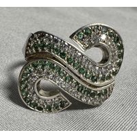 Кольцо серебряное 925 пробы. 75