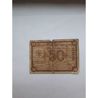 Нотгельд Германия 50  пф. 1921 Бад-Вильдунген