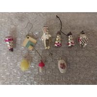 Ёлочные мини-игрушки СССР.