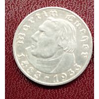 2 марки 1933А. Мартин Лютер