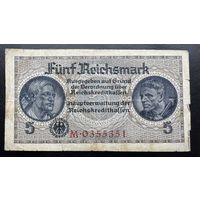 5 Рейхсмарок. Номер М-0355351