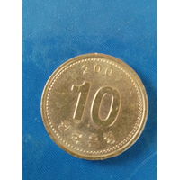 Южная Корея 10 вон 2007