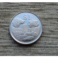 Werty71 Зимбабве 1 доллар 2002 БЛЕСК