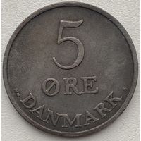 Дания 5 эре 1954 г.