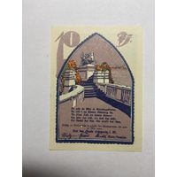 10 пфенингов (нотгельды) г. Германия.-1012