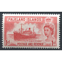 Фолкленды 1955 ** Корабль Британские колонии