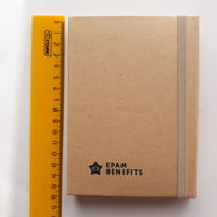 Ежедневник EPAM BENEFITS в 3 сложения. На резинке, с комплектующими.