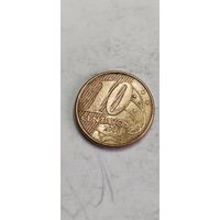 Бразилия 10 сентавос 2008