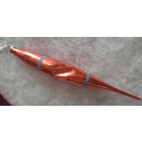 Ёлочная игрушка Сосулька Огонь, СССР
