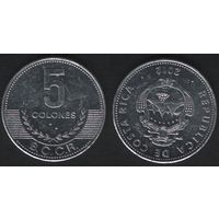 Коста-Рика km227 5 колон 2012 год km227b (nf02