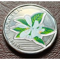 Синт-Мартен 50 центов, 2025 Принятие карибского гульдена    С РУБЛЯ