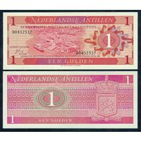 Нидерландские Антилы 1 гульден 1970 год, UNC