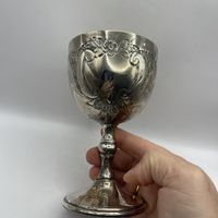 Кубок для вина посеребренный (300 мл). Канада. 3793