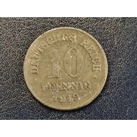 Германия 10 пфеннигов 1919