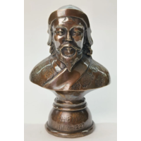 Бюст Чингисхана Бронза