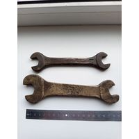 Старинные гаечные ключи. Материал латунь. Вес 0,750 кг.