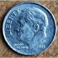 США 10 центов 2015 D
