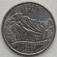 США 25 центов (квотер) 2006 г. P. Штат Колорадо