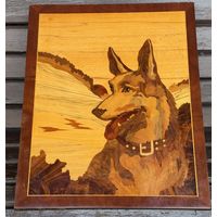 Панно маркетри СССР 1960х.