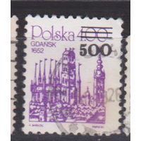 Архитектура Польша 1989 год лот 5  С НАДПЕЧАТКОЙ ПОЛНАЯ СЕРИЯ