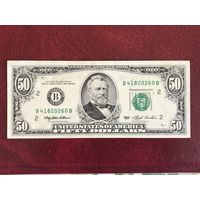 50 долларов США 1993 года, (B) New York, aUNC