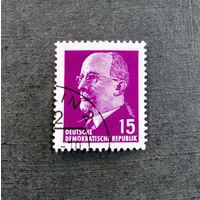 Марка ГДР 1961 год  Вальтер Ульбрихт