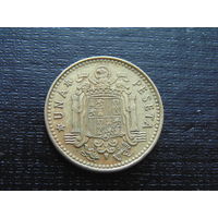 Испания 1 песета 1975 г.