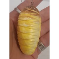 Игрушка ёлочная Шишка, пенопласт. СССР