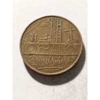 Франция 10 франков 1975