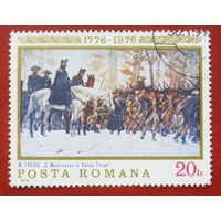 Румыния. Исторические события ( 1 марка ) 1976 года. 8-20.
