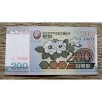 Werty71 Северная Корея (КНДР) 200 вон 2005 UNC Банкнота