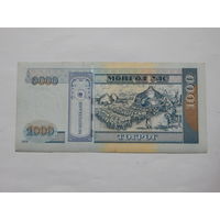 Монголия 1000 тугриков 2020г.