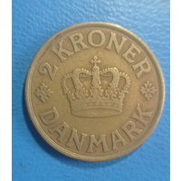 Дания 2 кроны 1925 год