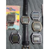 Лот часы электронные