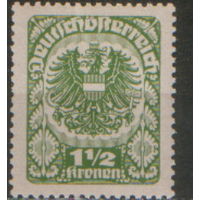 Марка из серии 1921г. Австрия "Герб" MNH