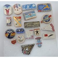 Значки "Праздник севера" СССР - 19 шт. Алюминий.