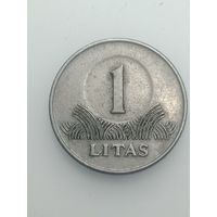Литва 1 лит 1999 года .