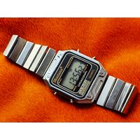 Электронные часы. Montana (Монтана), браслет шпалы в подарок. Торг есть. (No 2).