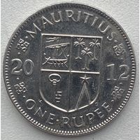 Маврикий 1 рупия 2012 г.