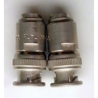 Часть разъема BNC СССР СР-50-74ПВ вилка "папа" кабельная за 2 ШТ