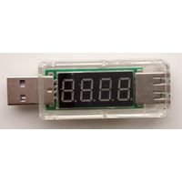 USB-тестер, с индикацией напряжения и тока заряда