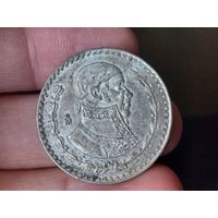 1 песо мексика 1962