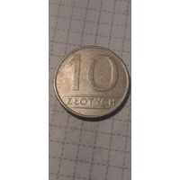 10 злотых Польша 1987 год