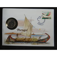 Португалия 25 эскудо 1984 г конверт первого дня КПД